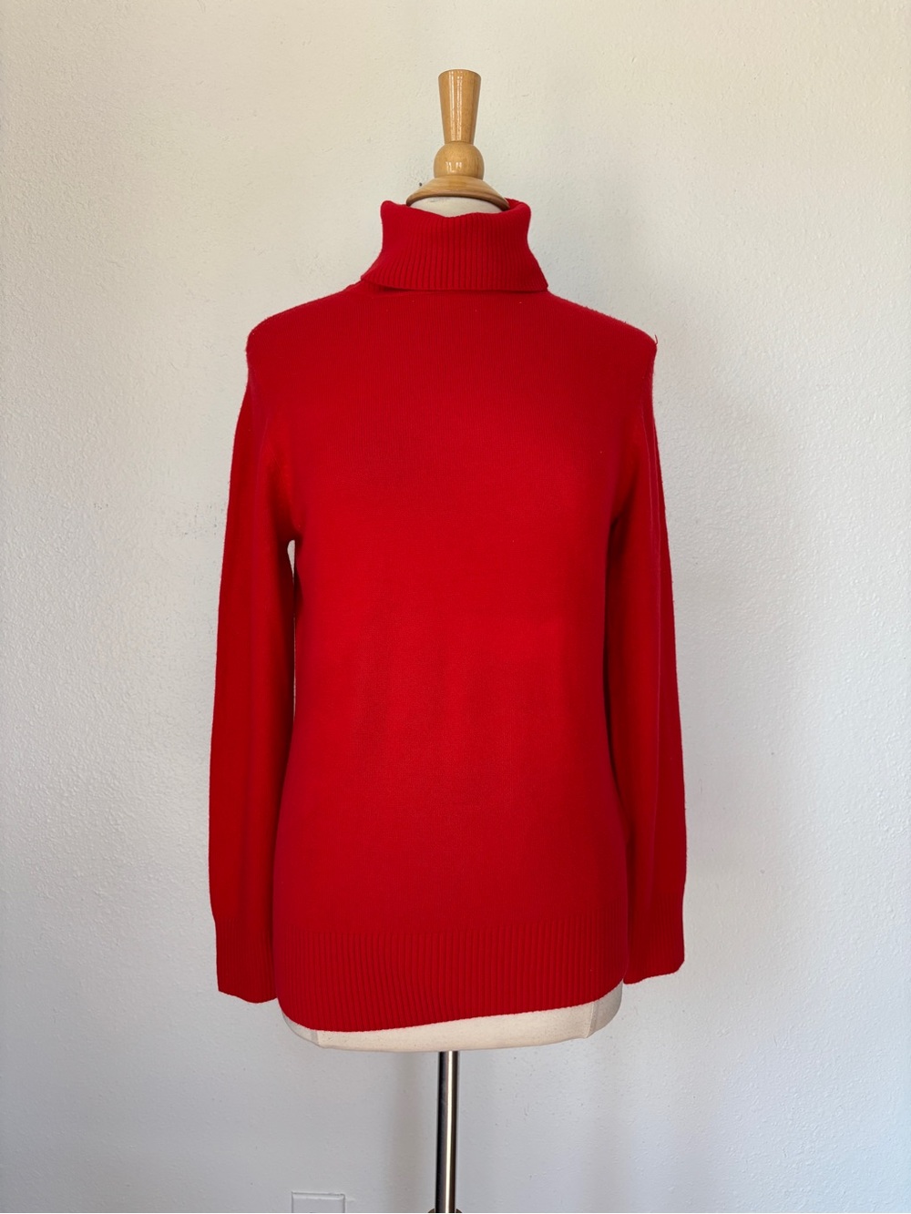 French Connection Bold Red Turtleneck Sweater
